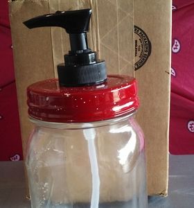 NIB Pint jar Liquid Hand Soap dispenser